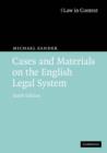 Image for Cases and materials on the English legal system