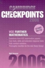 Image for Cambridge Checkpoints VCE Further Mathematics 2006