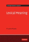 Image for Lexical Meaning