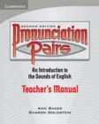 Image for Pronunciation pairs  : teacher&#39;s book