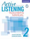 Image for Active Listening 2 Teacher&#39;s Manual with Audio CD