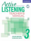 Image for Active Listening 3 Teacher&#39;s Manual with Audio CD