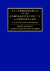 Image for An Introduction to the Comparative Study of Private Law