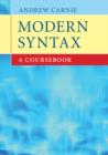 Image for Modern syntax  : a coursebook