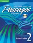 Image for Passages Level 2 Teacher&#39;s Edition with Audio CD