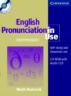 Image for English Pronunciation in Use Intermediate with Answers, Audio CDs and CD-ROM