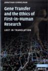 Image for Gene transfer and the ethics of first-in-human research  : lost in translation