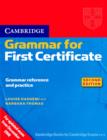 Image for Cambridge Grammar for First Certificate Without Answers