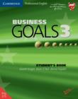 Image for Business Goals 3 Student&#39;s Book Bahrain Edition