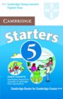 Image for Cambridge Young Learners English Tests Starters 5 Audio Cassette