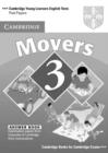 Image for Cambridge movers 3  : examination papers from the University of Cambridge ESOL examinations - English for speakers of other languages: Answer booklet