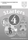Image for Cambridge Young Learners English Tests Starters 4 Answer Booklet