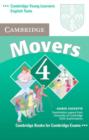 Image for Cambridge Young Learners English Tests Movers 4 Audio Cassette : Examination Papers from the University of Cambridge ESOL Examinations : Level 4