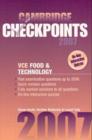 Image for Cambridge Checkpoints VCE Food and Technology 2007