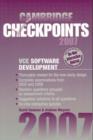 Image for Cambridge Checkpoints VCE Software Development 2007