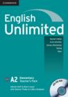 Image for English Unlimited Elementary Teacher&#39;s Pack (Teacher&#39;s Book with DVD-ROM)