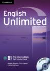 Image for English Unlimited Pre-intermediate Self-study Pack (Workbook with DVD-ROM)