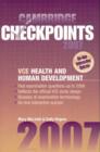 Image for Cambridge Checkpoints VCE Health and Human Development 2007
