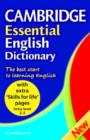 Image for Cambridge Essential English Dictionary