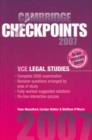 Image for Cambridge Checkpoints VCE Legal Studies 2007