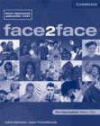 Image for face2face Pre-Intermediate Sample Booklet Polish edition