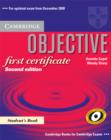 Image for Objective First Certificate Student&#39;s Book