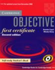 Image for Objective First Certificate Self-study Student&#39;s Book