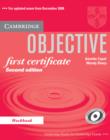 Image for Objective First Certificate: Workbook
