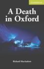Image for A death in Oxford  : starter/beginner