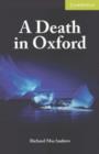 Image for A death in Oxford