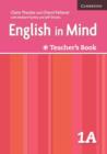 Image for English in Mind Level 1A Combo Teacher&#39;s Book : Level 1A
