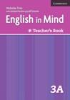 Image for English in Mind Level 3A Combo Teacher&#39;s Book