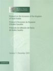 Image for Protocol on the Accession of the Kingdom of Saudi Arabia: Volume 3