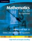 Image for Mathematics for the IB Diploma Higher Level