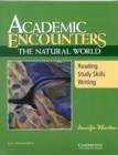 Image for Academic Encounters: The Natural World Student&#39;s Book