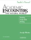 Image for Academic Encounters: The Natural World Teacher&#39;s Manual