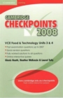 Image for Cambridge Checkpoints VCE Food and Technology Units 3 and 4 2008