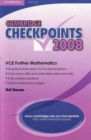Image for Cambridge Checkpoints VCE Further Mathematics 2008
