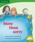 Image for More than sorry (English)