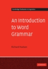 Image for An Introduction to Word Grammar