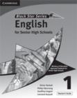 Image for Cambridge Black Star English for Senior High Schools Teacher&#39;s Guide 1