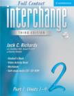Image for Interchange Third Edition Full Contact Level 2 Part 1 Units 1-4