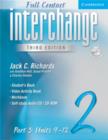 Image for Interchange Third Edition Full Contact Level 2 Part 3 Units 9-12