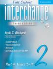 Image for Interchange Third Edition Full Contact Level 2 Part 4 Units 13-16