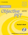 Image for Objective PET Teacher&#39;s Book