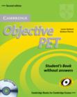 Image for Objective PET Self-study Pack (Student&#39;s Book with answers with CD-ROM and Audio CDs(3))