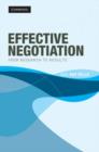 Image for Effective Negotiation