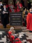 Image for Cambridge Orations, 1993-2007