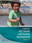Image for Cambridge VCE Health and Human Development Units 1 and 2 with Student CD-ROM with Student CD-ROM