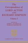 Image for The Correspondence of Lord Acton Richard Simpson 3 Volume Paperback Set